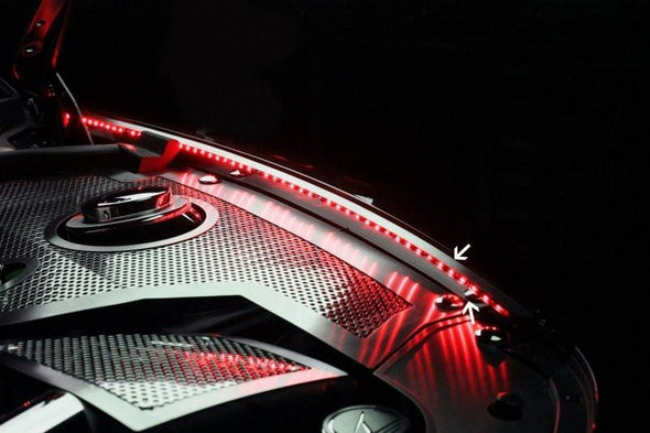 2010-2015 5th Gen. Camaro LED Illuminated Fender Liners For Stock Hoods