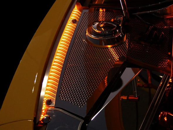 2010-2015 5th Gen. Camaro LED Illuminated Fender Liners For Aftermarket Hoods