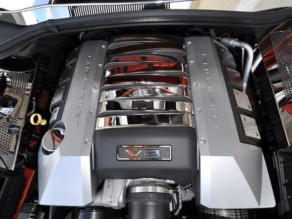 2010-2015 5th Gen. Camaro SS Factory Engine Shroud Trim Kit - Stainless Steel
