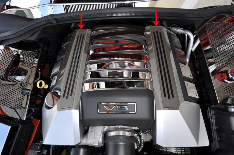 2010-2015-5th-gen-camaro-ss-fuel-rail-covers-ribbed-stainless-steel-w-colored-inlay