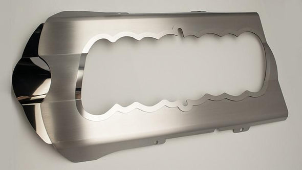 2010-2015 5th Gen. Camaro SS Plenum Cover - Brushed and Polished Stainless Steel