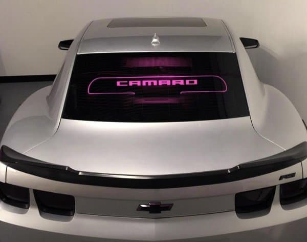 2011-2015 Camaro Coupe Glow Plate