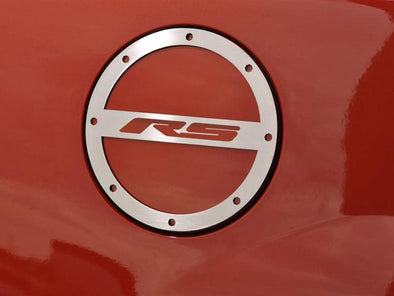 2010-2019 Camaro RS Fuel Door Cover - Stainless Steel