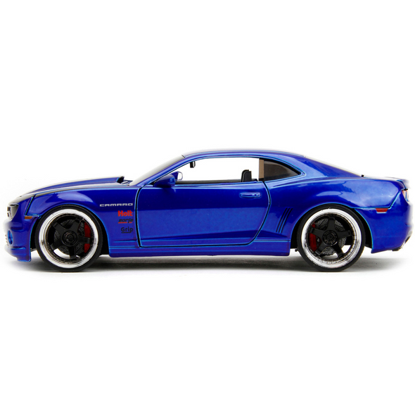 2010 5th Generation Camaro Candy Blue "Bigtime Muscle" 1/24 Diecast Model Car by Jada