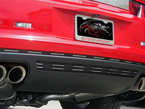 2012-2013 5th Gen Camaro ZL1 Rear Valence Trim Kit - Polished Stainless Steel