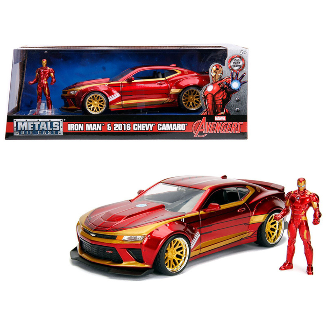 2016-camaro-with-iron-man-diecast-figure-marvel-series-1-24-diecast