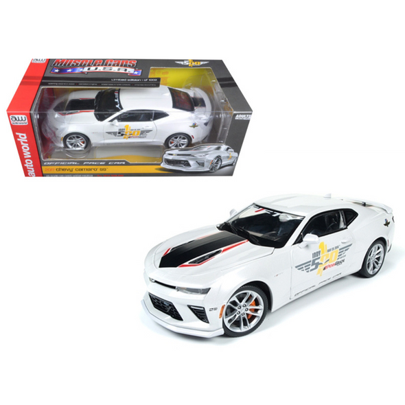 2017 Chevrolet Camaro SS Indy Pace Car 50th Anniversary Limited Edition to 1002pcs 1:18 Die Cast Car Model by Autoworld