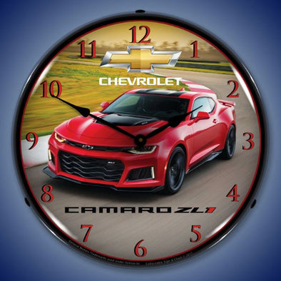 Lighted 6th Generation Camaro ZL1 Clock
