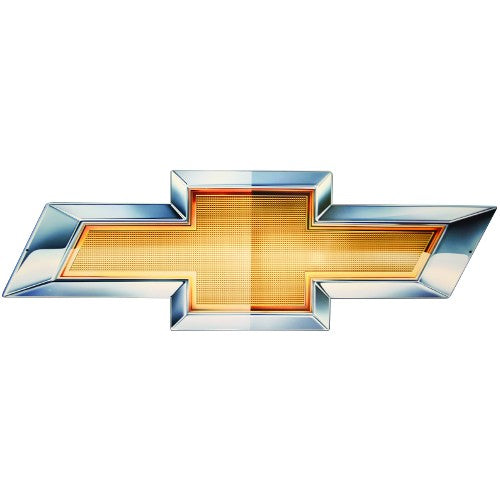 2010 Chevy Gold Bowtie Metal Sign