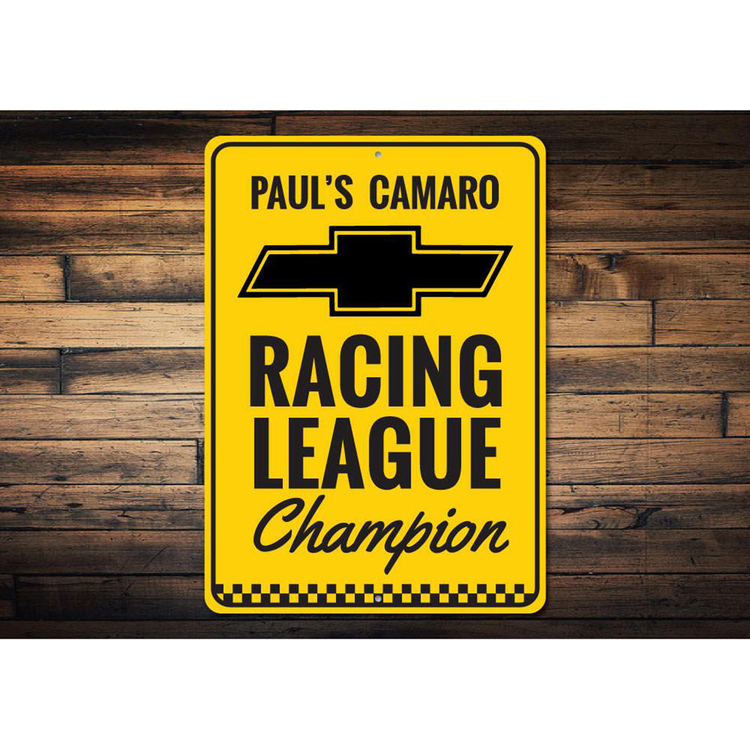 personalized-camaro-chevy-racing-league-champion-sign