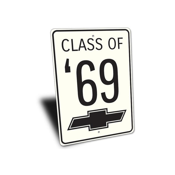 Personalized Chevy Car Year - Aluminum Sign