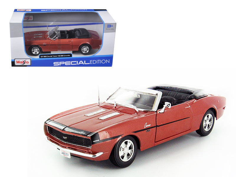 1968-chevrolet-camaro-ss-396-convertible-bronze-1-24-diecast