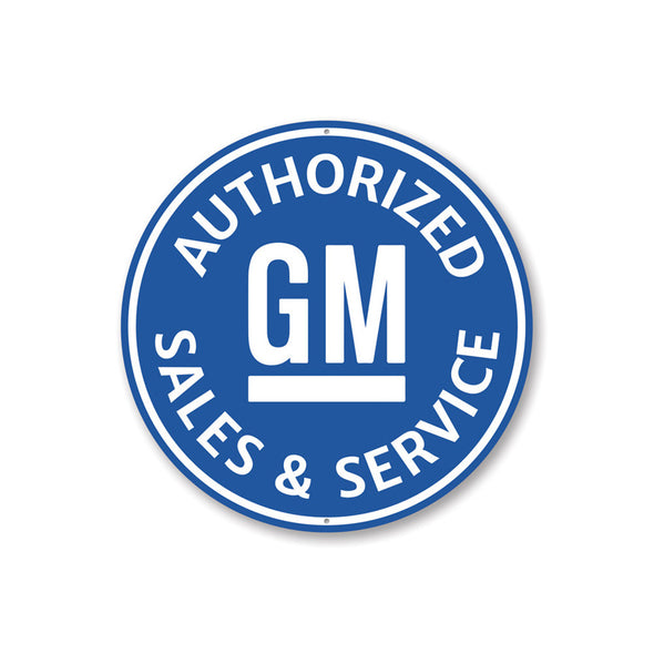 Authorized GM Sales & Service - Aluminum Sign