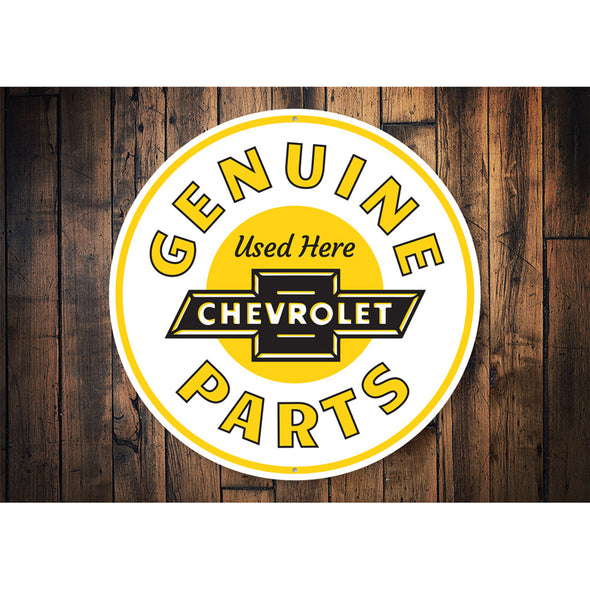 Chevrolet Genuine Parts - Aluminum Sign