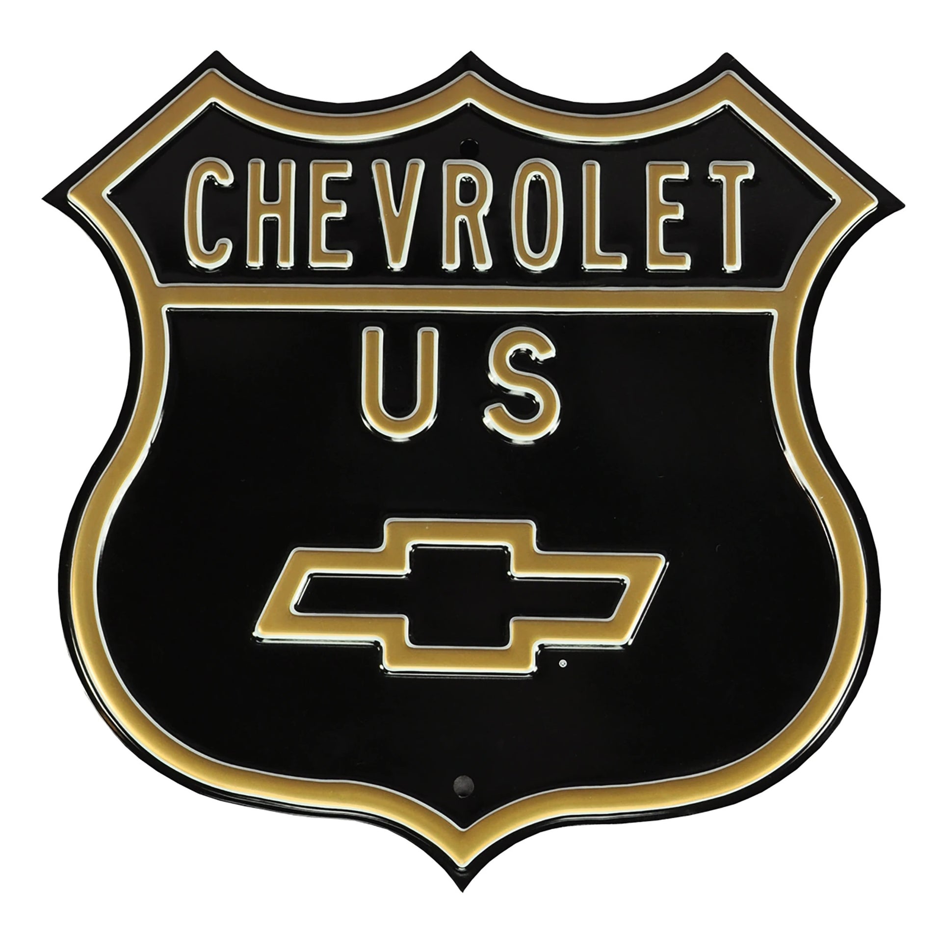 chevrolet-bowtie-logo-route-steel-sign