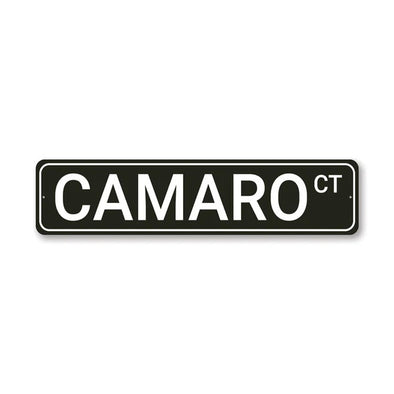 camaro-ct-road-sign-aluminum-sign