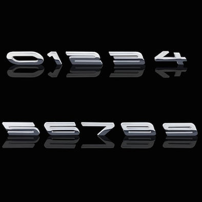 2010-2014 Camaro Custom HP Numbers Billet Chrome Badges