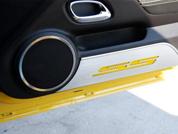 5th Gen Camaro Door Speaker Trim Rings 2Pc - Polished Stainless Steel