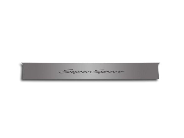 5th Gen Camaro Trunk Lid Plate "Super Sport" - Stainless Steel 2010-2013