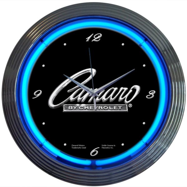 camaro-neon-clock