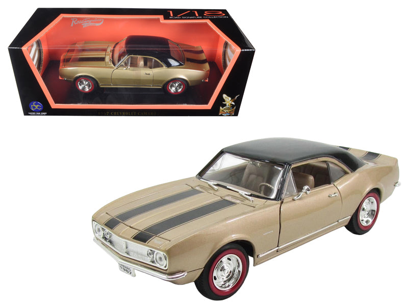 1967 Camaro Z/28 Gold with Black Stripes 1/18 Diecast