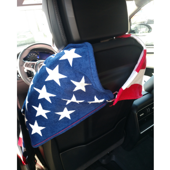 American Flag Towel2Go Seat Cover