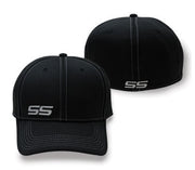 chevrolet-flex-fit-ss-hat-cap-black