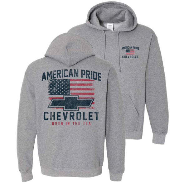 Born In The USA Chevrolet American Pride Hooded Sweatshirt / Hoodie