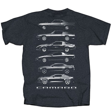 1967-2021 Chevrolet Camaro T-Shirt - Six Profiles