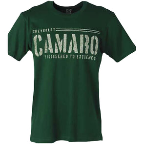 1967-2021 Chevrolet Camaro T-Shirt - Engineered To Extremes Green