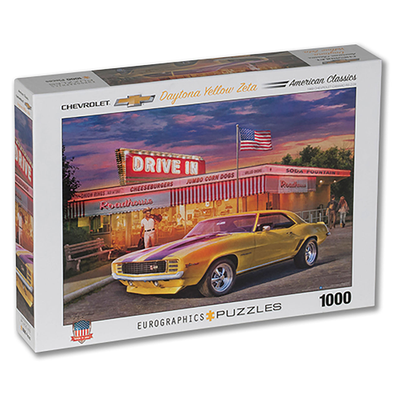 1967-2021 Chevrolet Camaro Puzzle - Daytona Yellow Zeta, 1000 Pc - CA