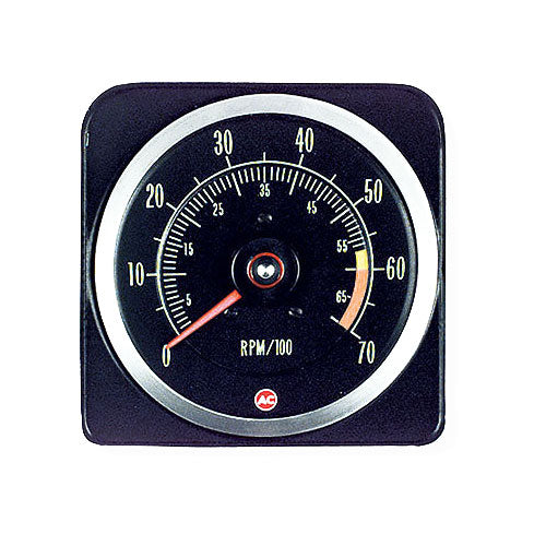 1969-1969 Chevrolet Camaro In-Dash Tach 7000/6000 Redline - CA