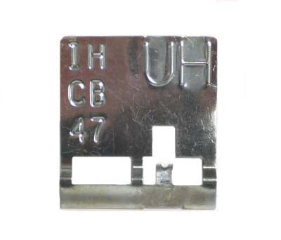 1969-1969 Chevrolet Camaro Radiator Tag - Code UH - CA