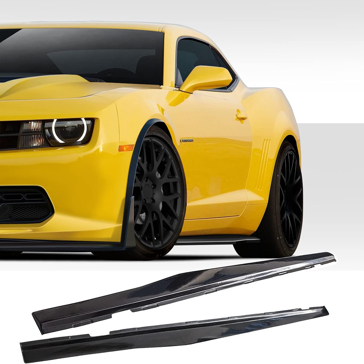 2016-2023 Chevrolet Camaro Custom Painted ZL1 Factory Style Side Skirts - CA