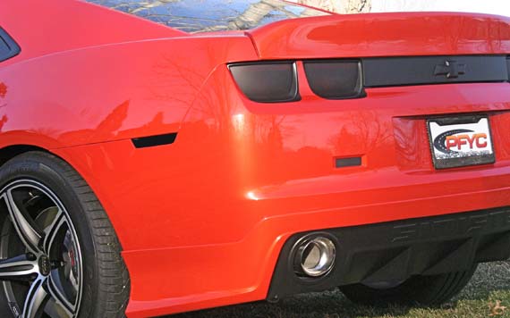 2010-2015 Chevrolet Camaro Acrylic Side Marker Blackout Kit - 4 Piece - CA