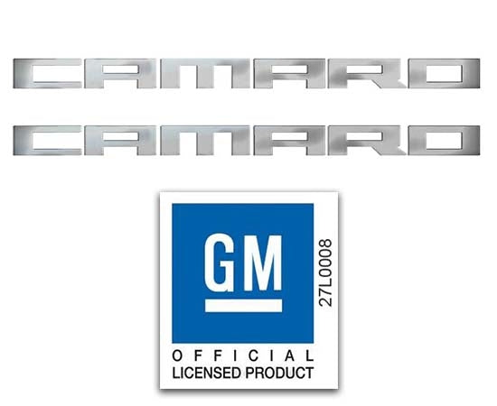 Camaro Polished Stainless Emblems | 2Pc