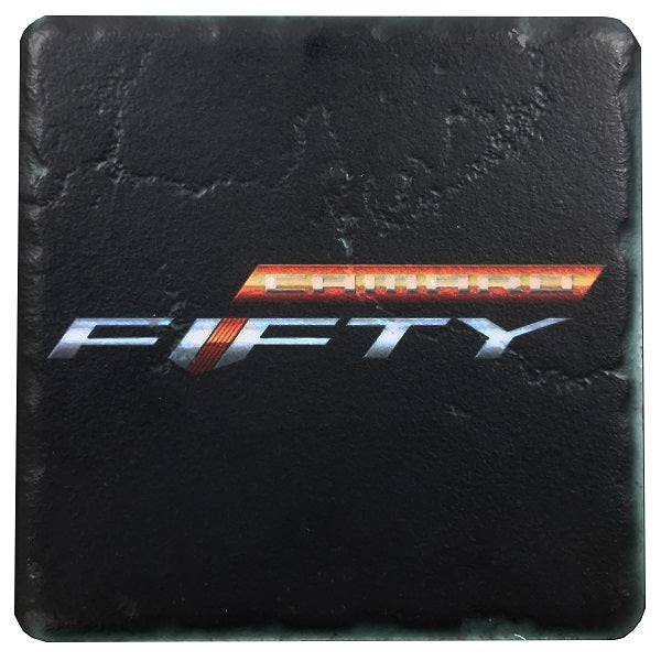 Camaro 50 Black Stone Coaster