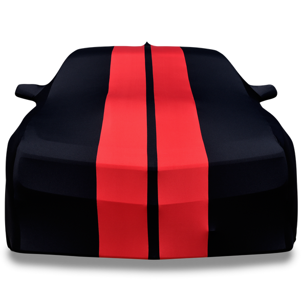 Camaro Ultraguard Stretch Car Cover with Red Stripes
