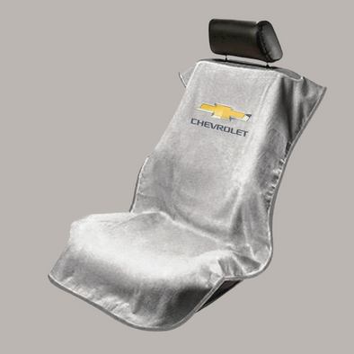Chevrolet Bowtie Seat Towel - Black, Tan or Grey Seat Cover