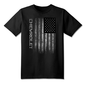 Chevrolet Distressed American Flag USA T-Shirt
