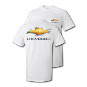 Chevrolet Gold Bowtie White T-Shirt