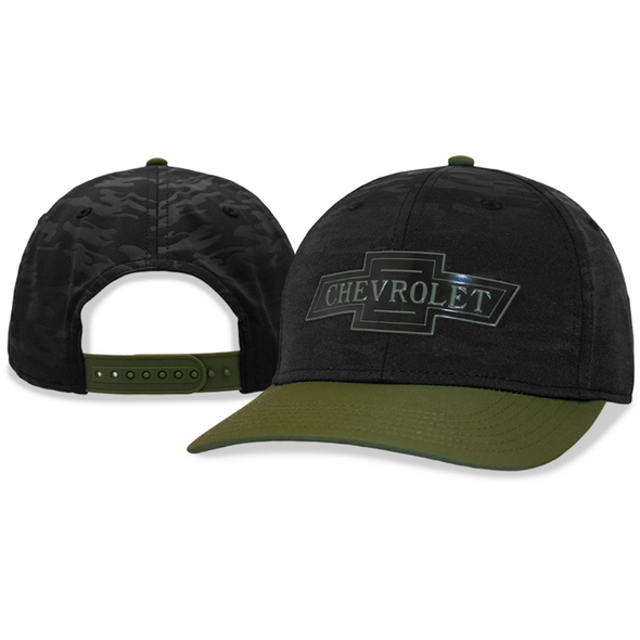 Chevrolet Heritage Bowtie Camo Snapback Hat / Cap