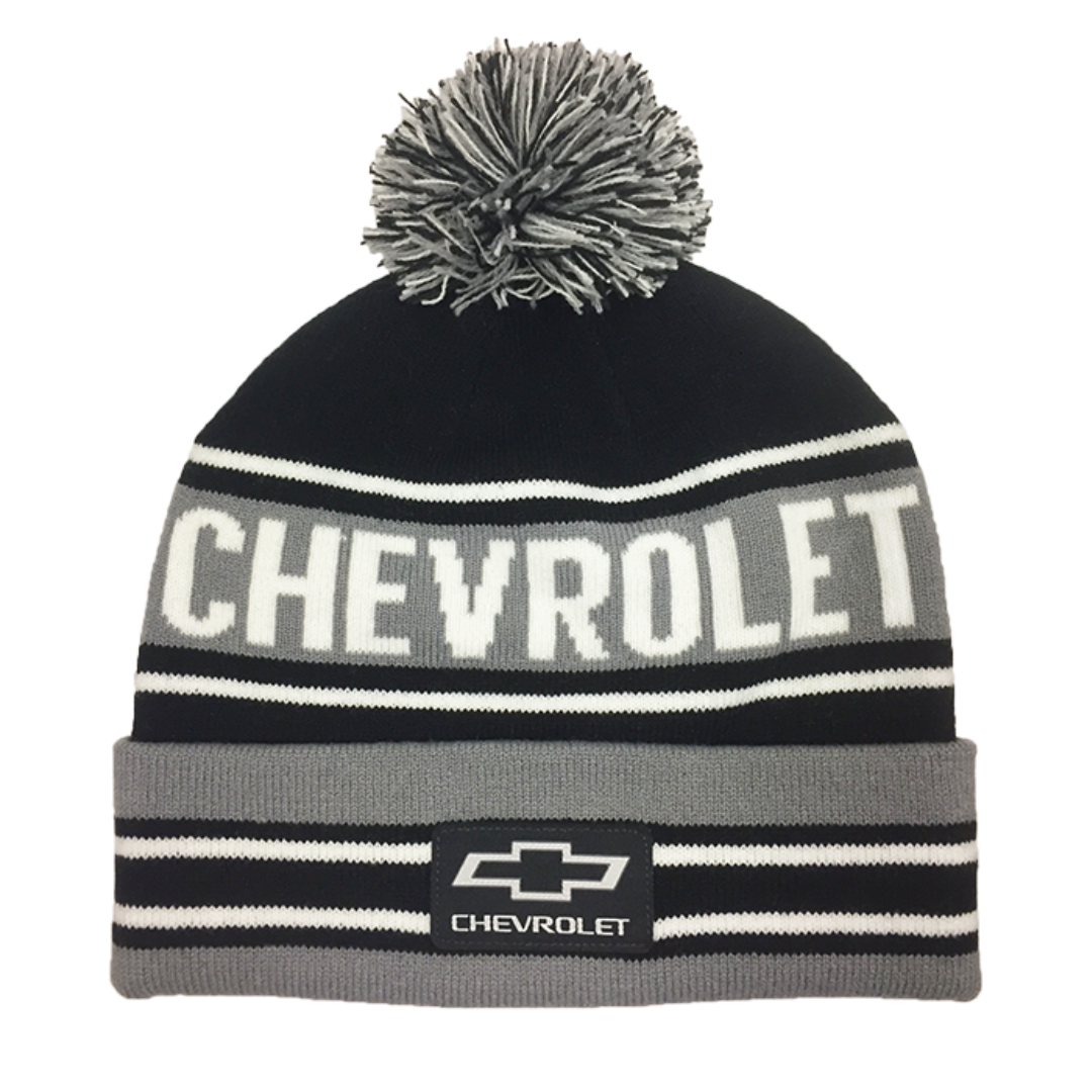 chevrolet-knit-beanie-w-pom