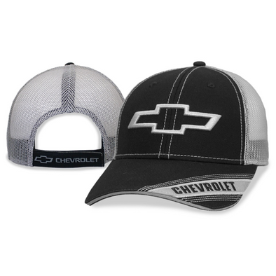 Chevrolet Mesh Hat / Cap Black & Gray