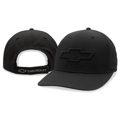 Chevrolet Open Bowtie Cap Black with Black
