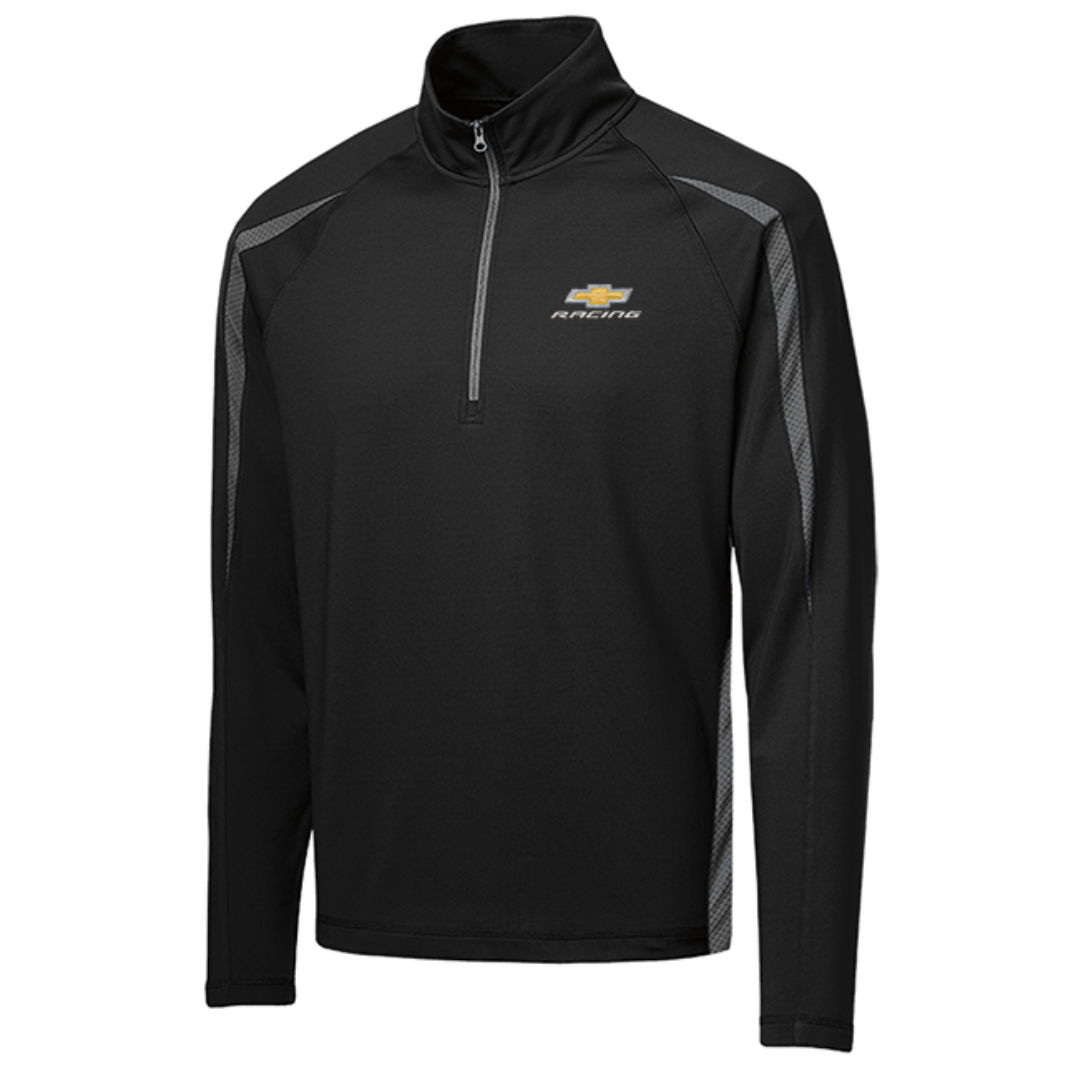 chevrolet-racing-bowtie-1-2-zip-colorblock-pullover