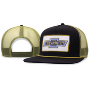 chevrolet-vintage-bowtie-mesh-patch-hat-cap-gold-black-snapback