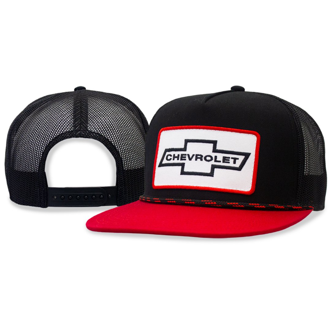 chevrolet-vintage-bowtie-mesh-patch-hat-cap-red-black-snapback