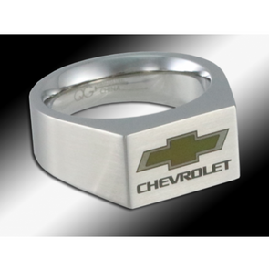 Chevy Bowtie Color Emblem | Signet Ring