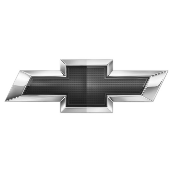 Chevy Bowtie Emblem Black Steel Sign